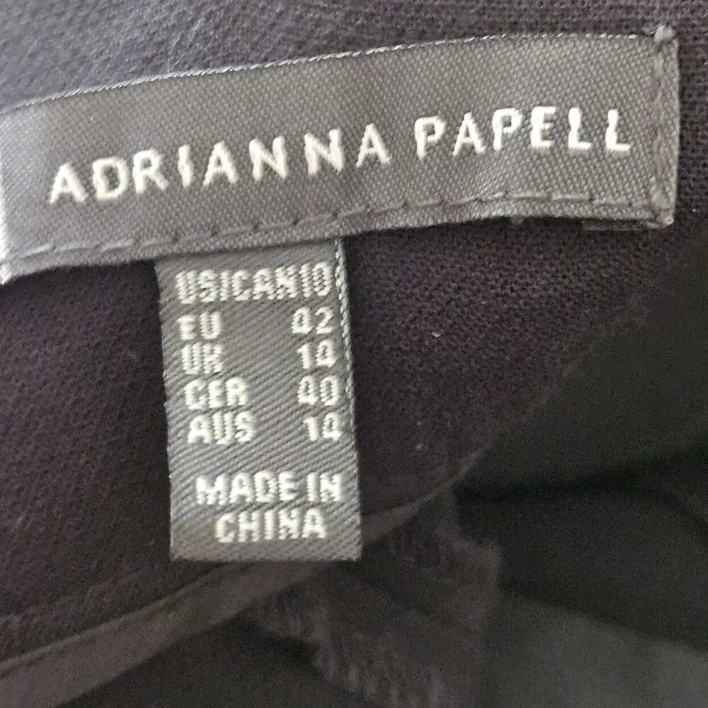 Adrianna Papell Black Dress Pants Size 10